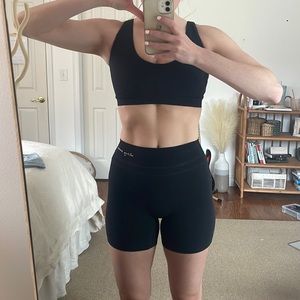Gymshark x Whitney Simmons Black two piece set